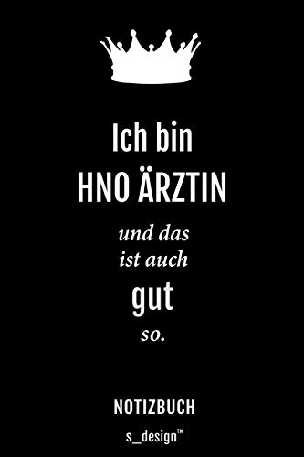 Notizbuch für HNO Ärzte / HNO Arzt / HNO Ärztin: Originelle Geschenk-Idee [120 Seiten kariertes blanko Papier]
