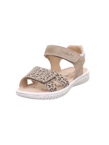 Superfit Mädchen Sparkle Sandale, Beige 4010, 33 EU