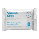 CPAP-Reinigungstücher - SomnoSept 72 Stück - Schnelle Reinigung von CPAP-Maske - für guten Maskensitz - weiche Tücher aus 100% Viskose - geruchsneutral - dermatologisch getestet