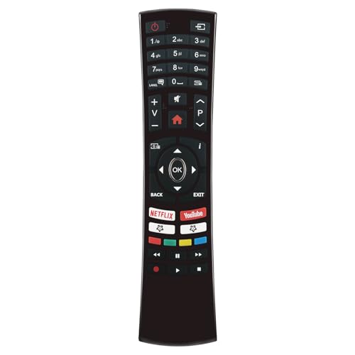 ALLIMITY Fernbedienung Ersatz passend für OK. TV ODL 43650UV-TIB, ODL 65650U-TIB, ODL 50750UV-TIG, ODL 40650UV-TIB, ODL 50650UV-TIB, ODL 32653FV-TIB, ODL 32653FV-TIW