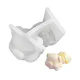 Gativs Schwein Silikon 3D Schweinchen Epoxidharz Formen Schokoladenform Kerzenform 3D Tier Harz Harz Gießform Piggy Gießform Animal Resin Mold Seife Form Craft DIY Eis Fondant Schokolade Mousse Kuchen
