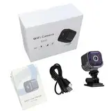 Vocdikficy AS03 Minikamera Smart Home Sicherheitskamera HD 1080P Kabellose Sicherheitsüberwachung Eingebauter 960mAh Nachtkamera