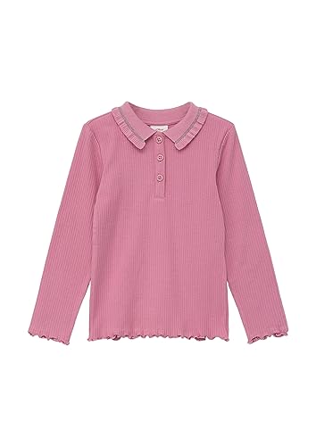 s.Oliver Mädchen 2138168 Poloshirt langarm, Rosa , 104