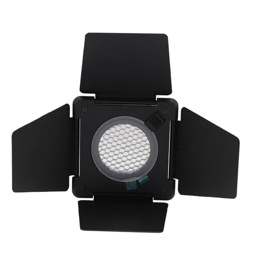4-flügeliges Scheunentor, Scheunentor mit Wabengitter, 4 Farbgelfilter, Benutzerfreundliche Beleuchtung, Scheunentore, Kompatibel mit Bowens Mount Video Light Standard-Reflektor