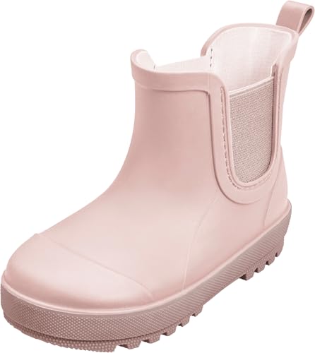 Playshoes Jungen Unisex Kinder Halbschaft Gummistiefel, TPE rosa, 19 EU