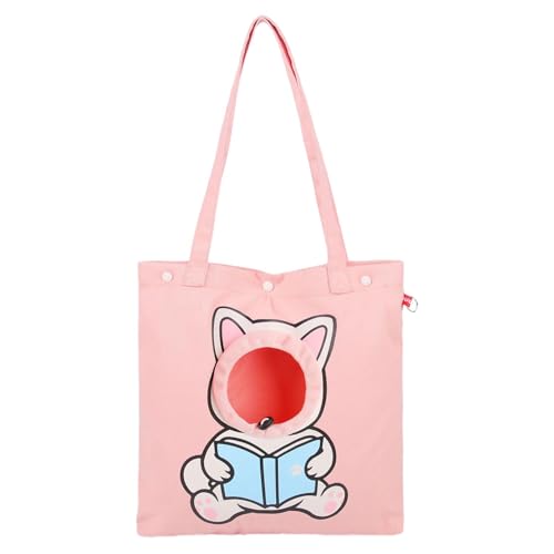 Goowafur Tragetasche für Katzen, Tragetasche für Katzen aus Segeltuch - Tragbare, atmungsaktive Haustiertasche,Reisetragetasche mit weicher Tasche für kleine Hunde und Katzen, Umhängetasche für