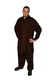 Egypt Bazar Zweeiteiliges Herren-Salwar-Kameez- Set im Pakistani-Stil, braun (70 (6XL))
