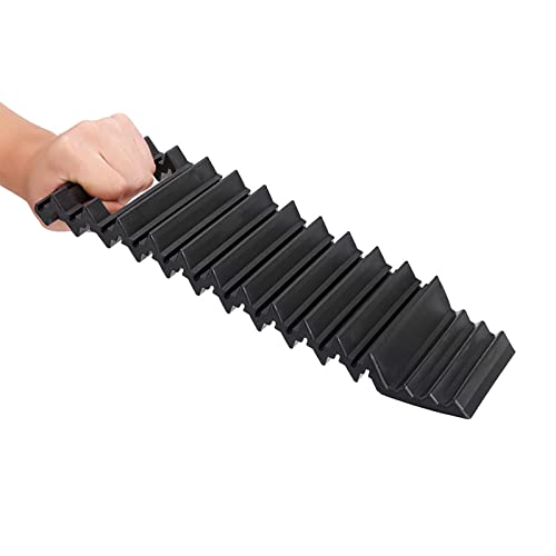 Auto Rad Anti-Rutsch Pad, 325x150x25mm/13x6x1 Zoll Universelle Auto Parkmatte Reifen Traktions Anti-Rutsch ABS Traktionsmatte Matte Radstopper Einparkhilfe Platte Griffmatten Für Schnee Schlamm