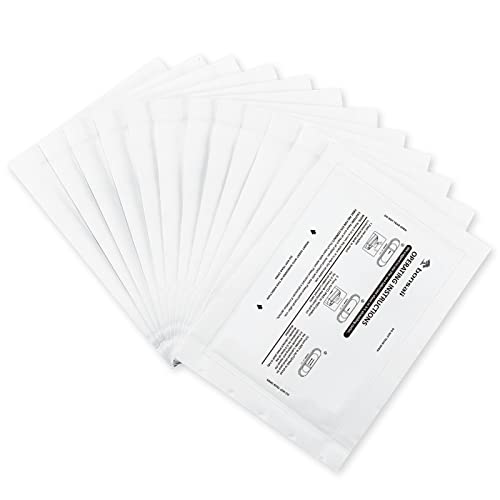 Bonsaii Ölpapier für Aktenvernichter, 12 Blatt Ölblätter für die Wartung des Schredders, je 21.4 x 15.1 cm