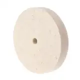 JWOO Woll-Polierscheibe 75–200 mm, Wollfilz-Scheibenpolster for Metall, Glas, Keramik, Filz-Schleifscheibe, 1 Stück(150mm)