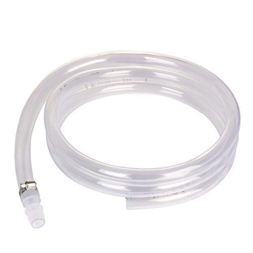 flintronic 2M PVC Schlauch, Pumpschlauch Transparenter Universalschlauch mit Verbinder