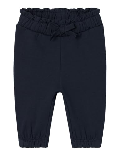 NAME IT Baby - Mädchen Nbfraxa Pant Bru Sweathose, Dark Sapphire, 68 EU