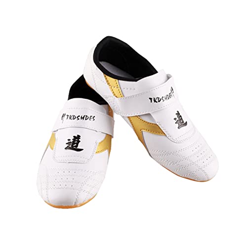 Dilwe Taekwondo Schuhe, Atmungsaktive Kampfkunst Tai Chi Kongfu Schuhe für Erwachsene Kinder (34 (innere Länge 220 cm))