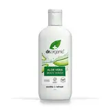 Dr. Organic Aloe Vera Körperwäsche, Duschgel, natürlich, vegan, tierversuchsfrei, paraben- und SLS-frei, recycelbar und recycelter ozeangebundener Kunststoff, zertifiziert biologisch, 250ml