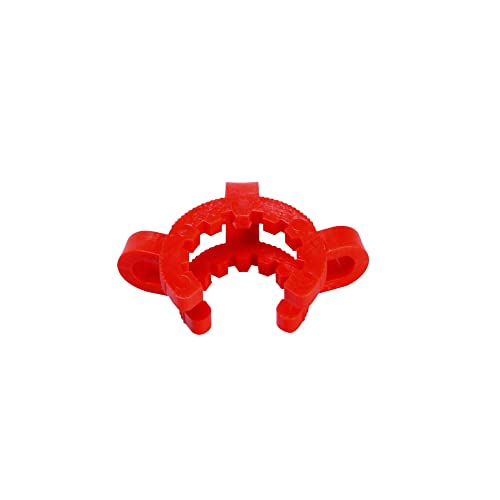 Kunststoff-Verbindungsklemmen, Kunststoff, für Glasflaschen, Kegelverbindungen, Laborverbinder (1 Stück, zufällige Farbe, 14 mm)