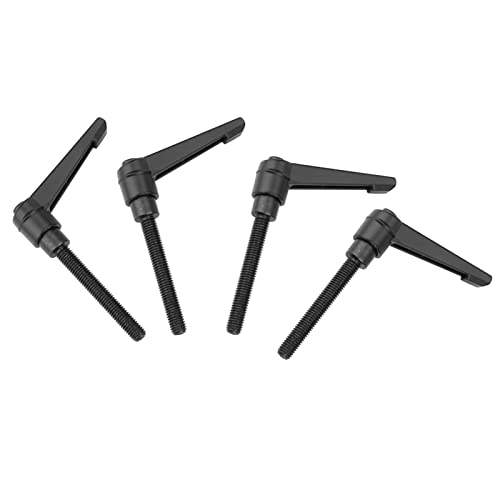 KIMISS 4pcs Metallmaschine, Fixiergriff M8 Männlicher Faden Industrielles und Wissenschaftliches Klemmhebel 60 Mm (Schraubenlänge 20mm)