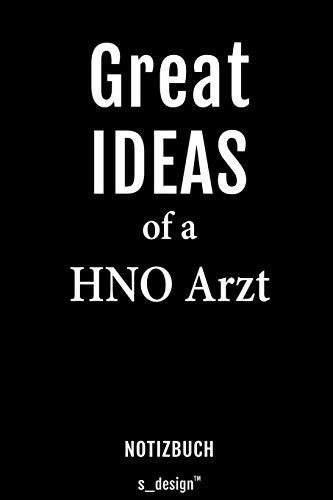 Notizbuch für HNO Ärzte / HNO Arzt / HNO Ärztin: Originelle Geschenk-Idee [120 Seiten liniertes blanko Papier]
