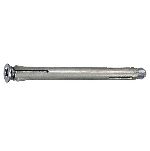 PARCO - Metallrahmendübel Senkkopf, 10x182 mm, Stahl verzinkt, 50 Stück, Befestigung für Metallkonstruktionen wie z.B. - Metallregal, Lagerregal, Kellerregal, Wintergarten, Gewächshaus.