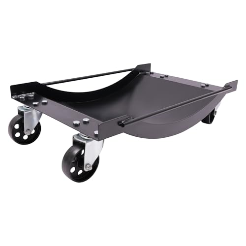 Auto-Dolly Rangierroller 2 Stück Multi Rangierhilfe PKW Transportschale Rad Rangierheber Reifenwechsel Wagenheber Autowerk Rangierhilfe Auto PKW Tragfähigkeit 900kg Schwarz