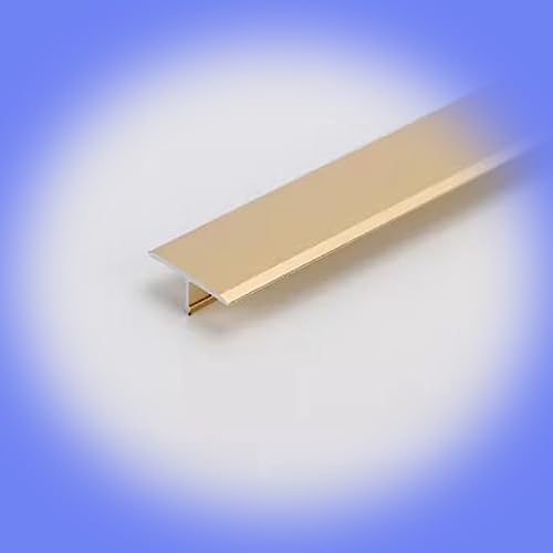 Bodenübergangsleiste, 36-Zoll-Schwellenleiste aus Aluminium, T-Form-Bodenübergangsleiste, Abdeckleisten for Bodenübergänge, 4/5-Zoll-Zierleiste for Holz- und Fliesenkanten, Schwellen for Türen(Titaniu