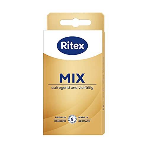 Ritex Mix Kondom-Sortiment,- aufregend und vielfältig, 8 Stück, Made in Germany