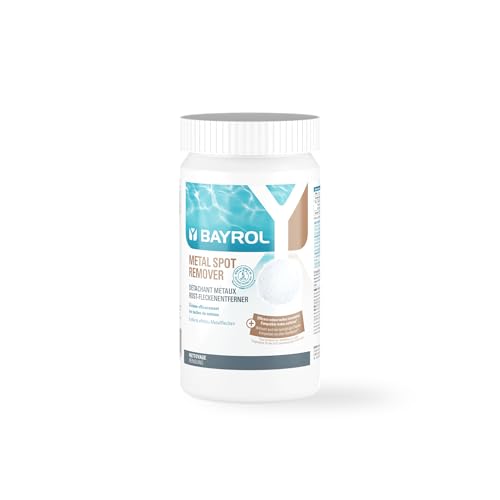 BAYROL Metal Spot Remover 0,8 kg - Effizientes Pulver zur Entfernung von Rostflecken im Pool - Poolreiniger