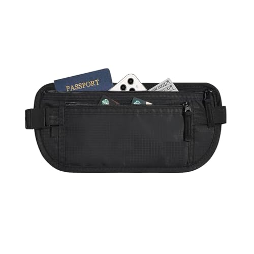 LIANRISES GeldgüRtel Bauchtasche GüRteltaschen Anti Diebstahl Tasche Damen Hip Bag Damen GeldgüRtel Herren Lauftasche Jogging RFID Blocker Verstecke für Wertsachen