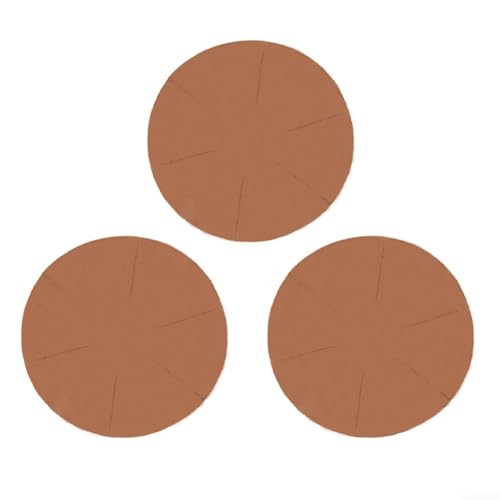 Braune Hängeampeleinlagen für den Außenbereich, 3-teiliges Set aus reißfestem Filz für optimale Pflanzenpflege (30,5 cm x 3 Stück)