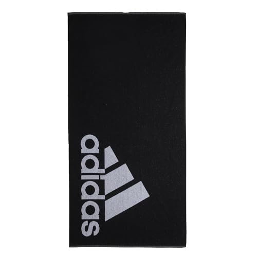 adidas Erwachsene Towel L Handtuch, Black/White, 0