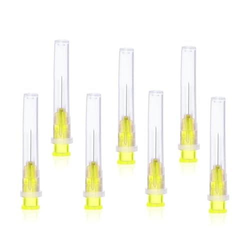 100 Stück 30G x 1/2" (12mm) Edelstahl Abgabe Tube ,verschiedene Größen:18G/20G/21G/22G/23G/25G/26G/27G/30G ,Einzeln verpackt,Nachfüllröhrchen für Industrie,Wissenschaftslabore,für Hobby und Heimwerk