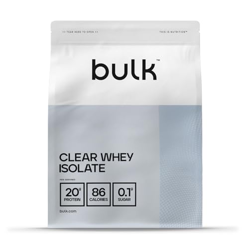 Bulk Clear Whey Isolat Pulver, Erfrischender Protein-Shake, Eiweißpulver, Sommerfrüchte, 2 kg, 80 Portionen