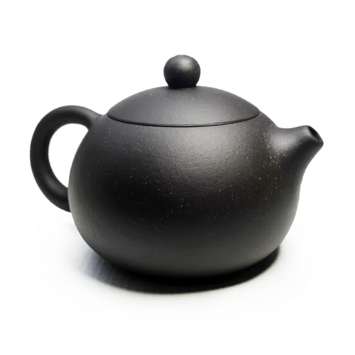 Teekanne, chinesischer Gongfu-Tee, echter schwarzer Sand, Heijingan-Tee, Xishi-Töpfe, 280 ml