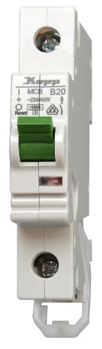 Kopp 722000083 Leitungsschutzschalter 1-polig B-Charakteristik, 20 A