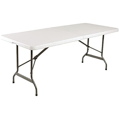 Bolero rechteckiger Klapptisch weiß 183cm
