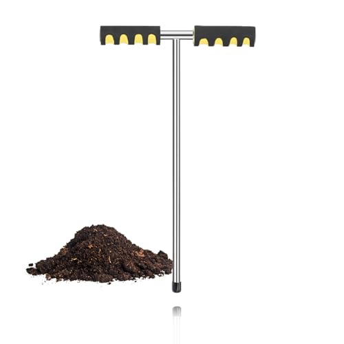 Cocoarm Bodenprobennehmer Bodenprobe Bodenprobe Bodenprobennehmer Edelstahl-Bodenprobenehmer Für Gartenrasen-Golfplätze Mit Hoher Testgenauigkeit,Bodenprobenahme-Wartungsausrüstung