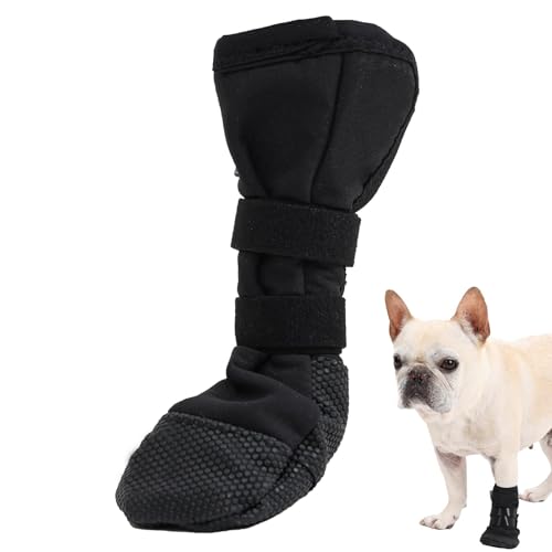 Dog Paws Recovery Shoe,Hundeschuhe zur Erholung,Hundeschuhe Pfotenschutz,Haustierwunden Verhindern Lecken,Atmungsaktiv,Weich,Biss,Nässe Und Infektion,Waschbar Und Wasserdicht Für Postoperative (L)