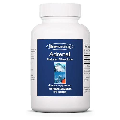 Allergy Research Group Adrenal Natural Glandular 100 mg 150 Kapseln