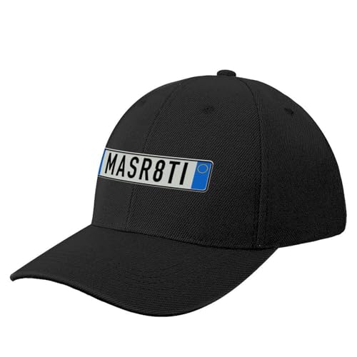Baseball Kappen Italienisches Nummernschild Euro-Stil Maserati Luxus Streetwear Hip Hop Damen Strand Herren Geschenk