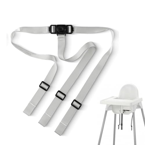 3 Punkt Gurt Sicherheitsgurt, Ersatz-Sicherheitsgurte für Baby Kinderwagen Hochstuhl, Ersatzgurt, Hochstuhl,Verstellbarer Babygurt Kinderwagen und Hochstuhl,Buggy,Ersatz