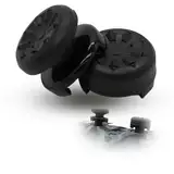 MatoSan® 2X Erhöhter Controller Aufsatz | 7mm & 11mm Präzision Kappen Grip Aim Assist PS5 Controller Zubehör PS4 PS5 Controller Zubehör Sticks Joystick Stick Aufsätze (Schwarz)