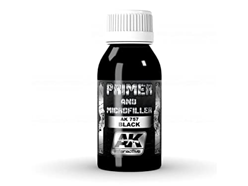 (AK00757) - AK Interactive Black Primer Microfiller 100ml