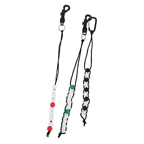 YARNOW 3Stücke Golf Zählkette Score Counter Für Golfer Tragbares Golfzubehör Und Langlebiges Design Für Präzise Ergebnisse