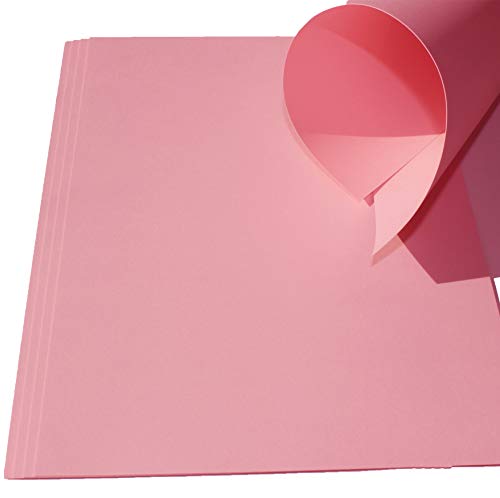 Top Lamination Laminiertechnik 10 Blatt Ton-Bastel-Karton DIN A5 240g/m² dunkelrosa Dickes Ton-Papier 148x210mm super zum Basteln - komplett durchgefärbt bedruckbar - sehr stabil DIY Bastelideen