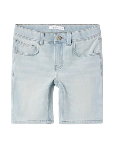 NAME IT Jungen Nkmryan Reg Dnm L Shorts 1090-io Noos, Light Blue Denim, 104