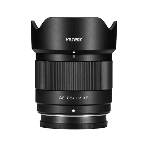 VILTROX AF 25 mm F1.7 APS-C Kameraobjektiv, Autofokus, leicht, Straßenfotografie (für Fuji XF)