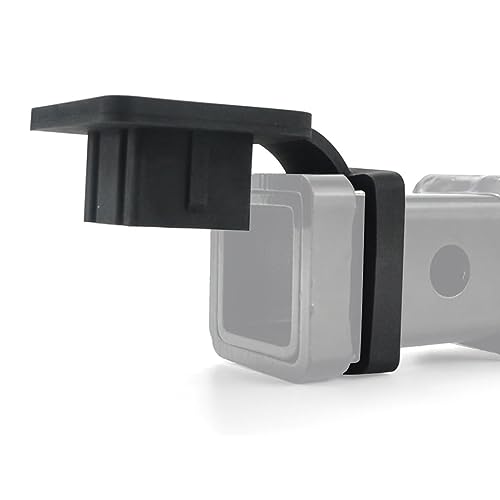 KOBONA Anhängerkupplungsabdeckung, 2-Zoll Schutzkappe Anhängerkupplung mit Halterung,Gummi-Schutzkappe für Auto-Vierkantstecker für Wohnmobil-Anhänger, ATV, UTV