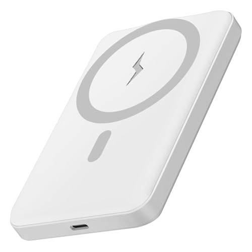Wireless Power Bank, Magnetische Powerbank 10000mah, Schnellladen Kabelloses Tragbares Ladegerät, Ultra Slim USB-C Externe Akkupack für iPhone 16/15/14/13/12/Pro Max Series, Kabellose Externer Akku