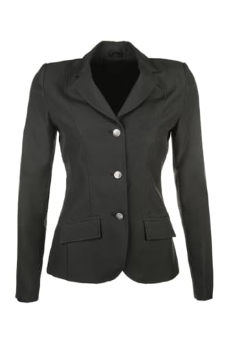 HKM 3341 Turnierjacket Marburg, Reitjacket Reitjacke schwarz Mädchen 140