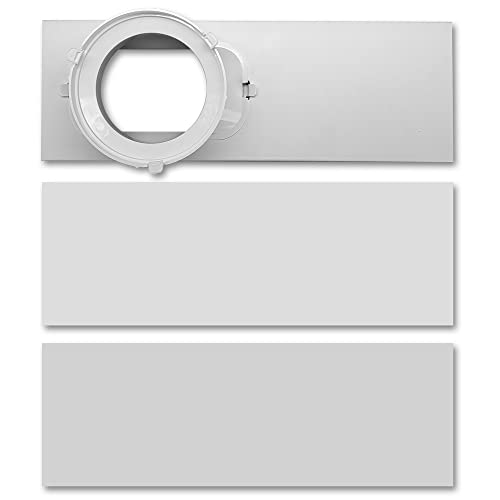 TROTEC PAC Rollladen-Fensterblende - Optimale Fensterabdichtung für mobile Klimageräte, idealer Zubehör für Außenluftauslass, verhindert Wärmeverlust - für Schläuche ⌀ 15 cm