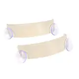 PRETYZOOM 2stücke Müllsackhalter Mit Starker Saugnapf-technologie Für Schranktüren Platzsparender Organizer Für Küche Badezimmer Und Toilette Beige